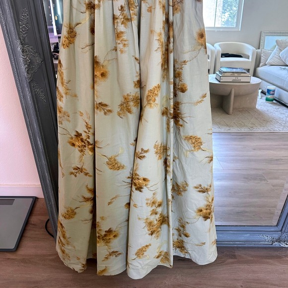 NWT Reformation Kastoria Golden Hour Ruched Bodice Maxi Dress 4 - Picture 7 of 11